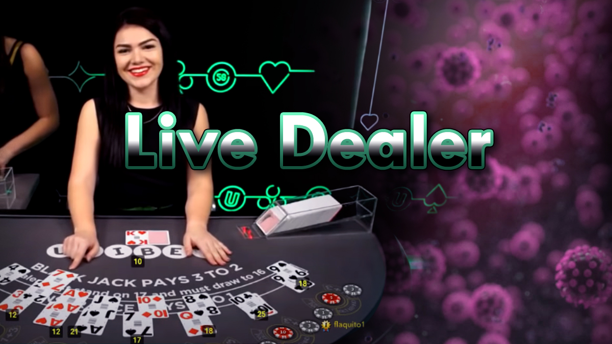 Live dealer blackjack table online